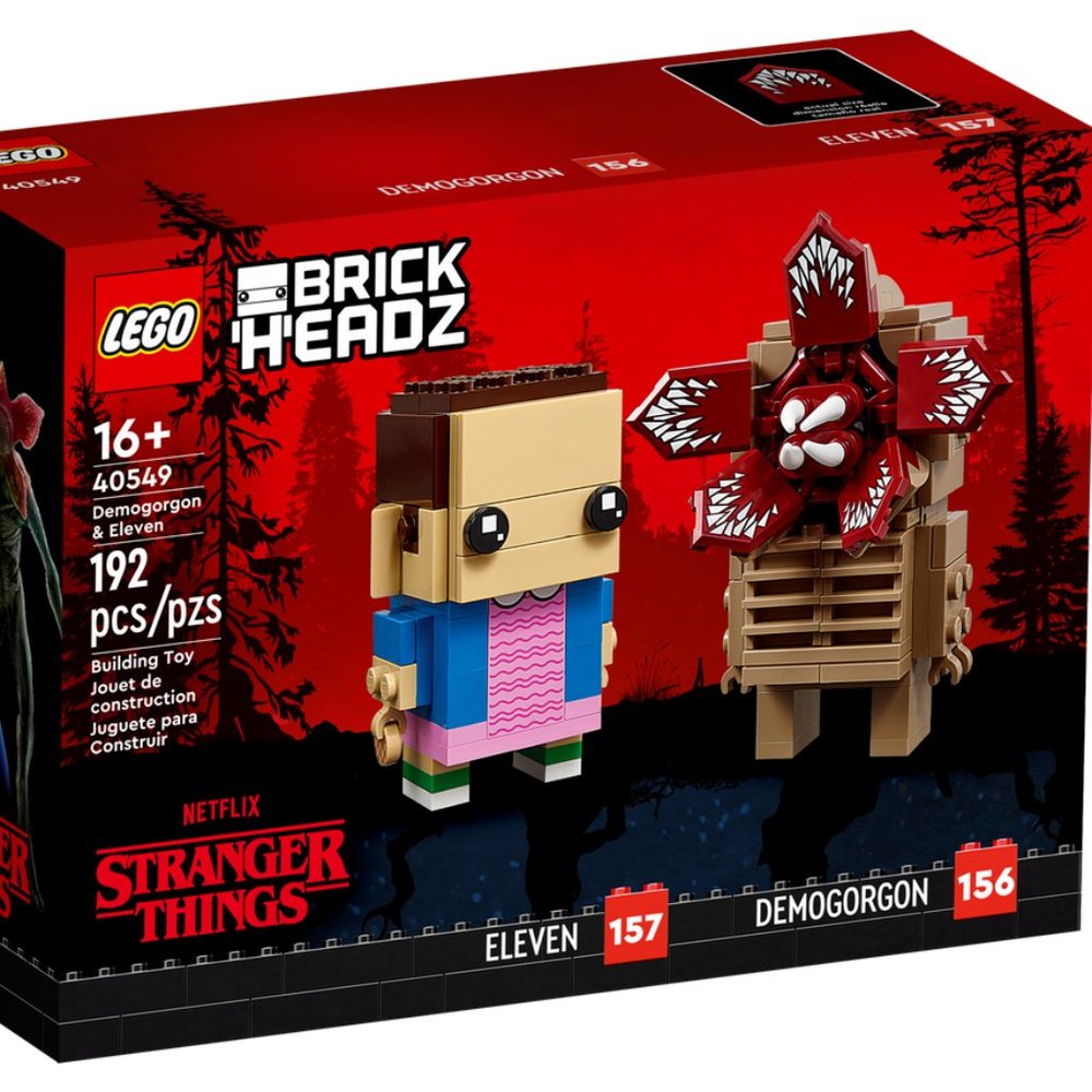 NIB Lego Brickheadz Stranger Things Demogorgon & Eleven 40549 retired set